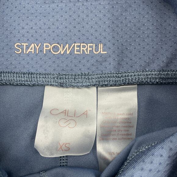 CALIA by Carrie Underwood Spandex Shorts Womens Size XS Pockets 5 inch Inseam - Picture 3 of 7